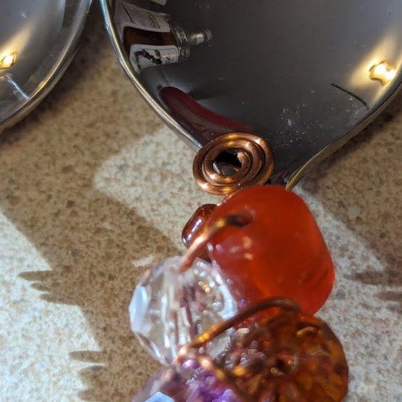 Beaded Decorative Tea Spoons Set of 4 - Picture 5 of 8